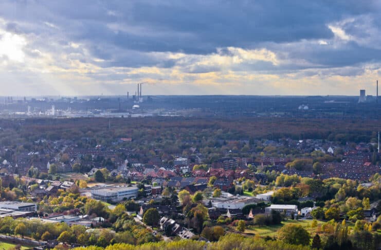 Oberhausen-Germany-Ruhr-Industrial-Area